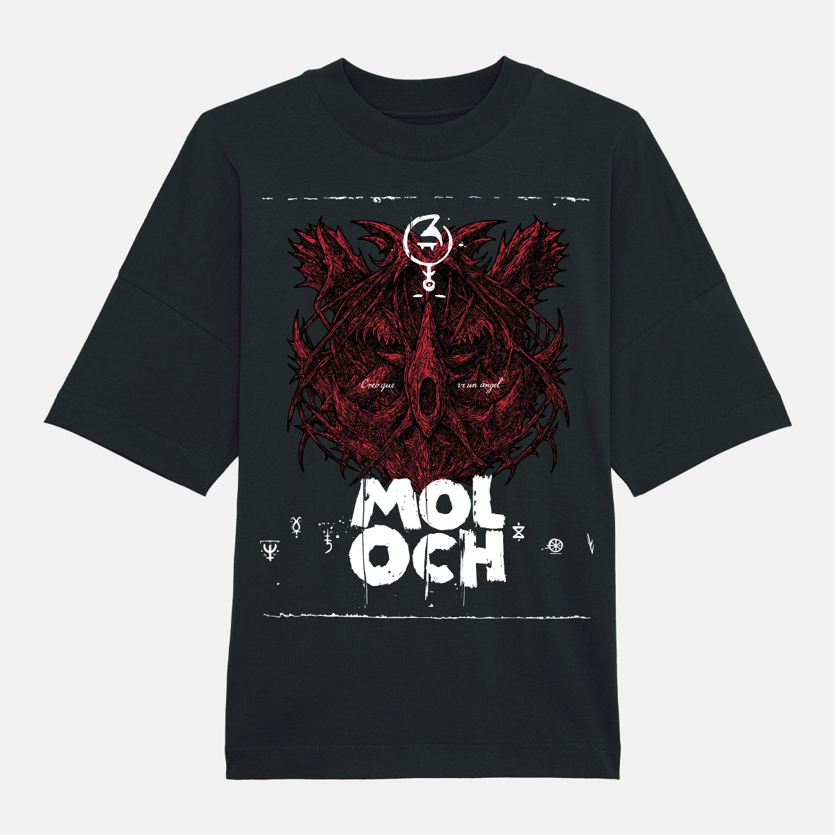 MOLOCH HEAVYWEIGHT T-SHIRT BLACK