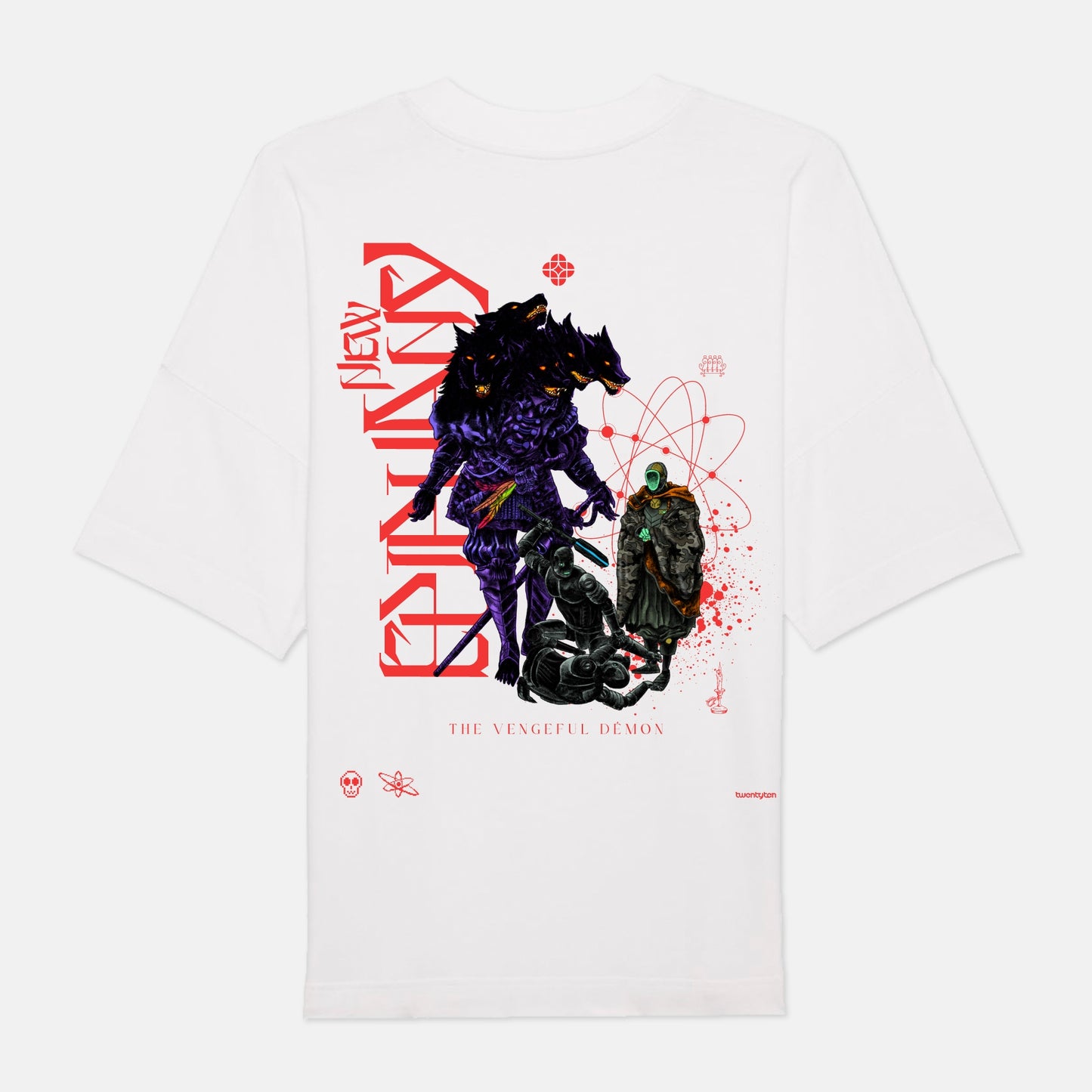 NEW EPIPHANY: THE VENGEFUL DÉMON IV HEAVYWEIGHT T-SHIRT