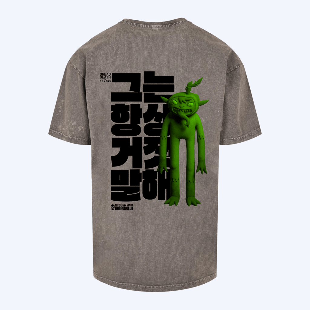 HINZ LIAR GREY ACID T-SHIRT
