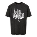 NEXT LEVEL HORROR BLUR ACID WASHED OVERSIZE T-SHIRT