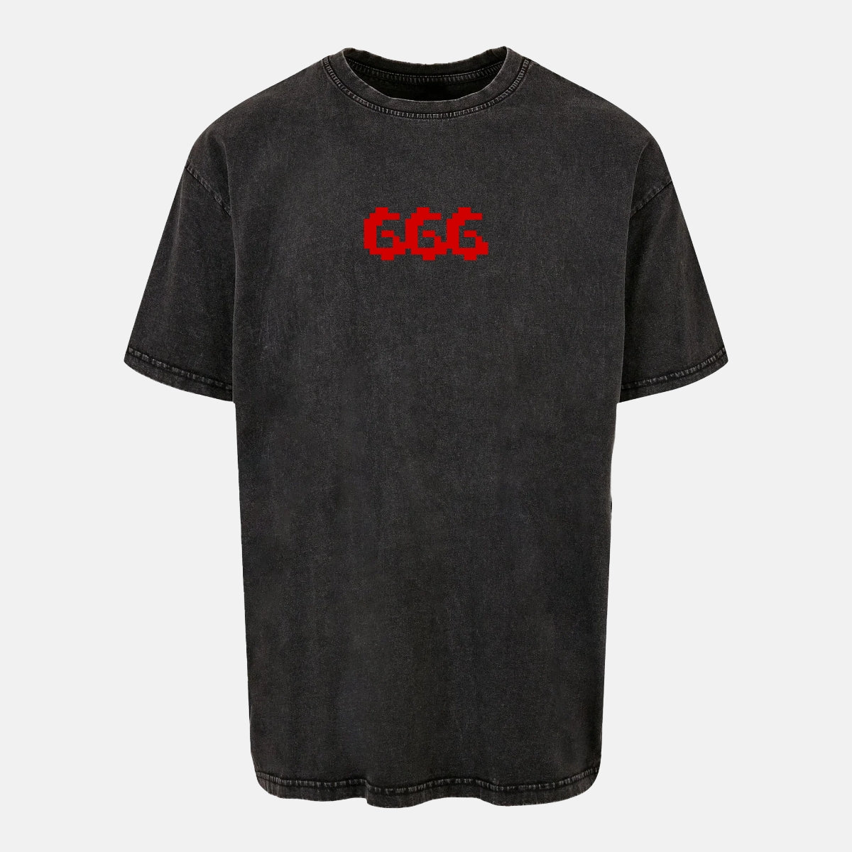 RISE DEFY CONQUER ACID WASHED HEAVY OVERSIZE T-SHIRT