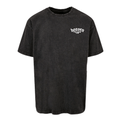HEAVEN FEAR US ACID WASHED HEAVY OVERSIZE T-SHIRT