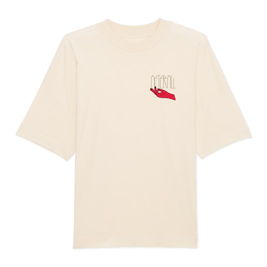 THE BEAUTY AND THE ROBOT III VINTED HEAVYWEIGHT T-SHIRT