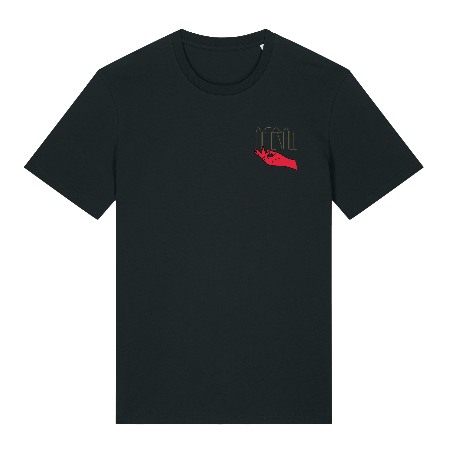THE BEAUTY AND THE ROBOT I BLACK CLASSIC T-SHIRT