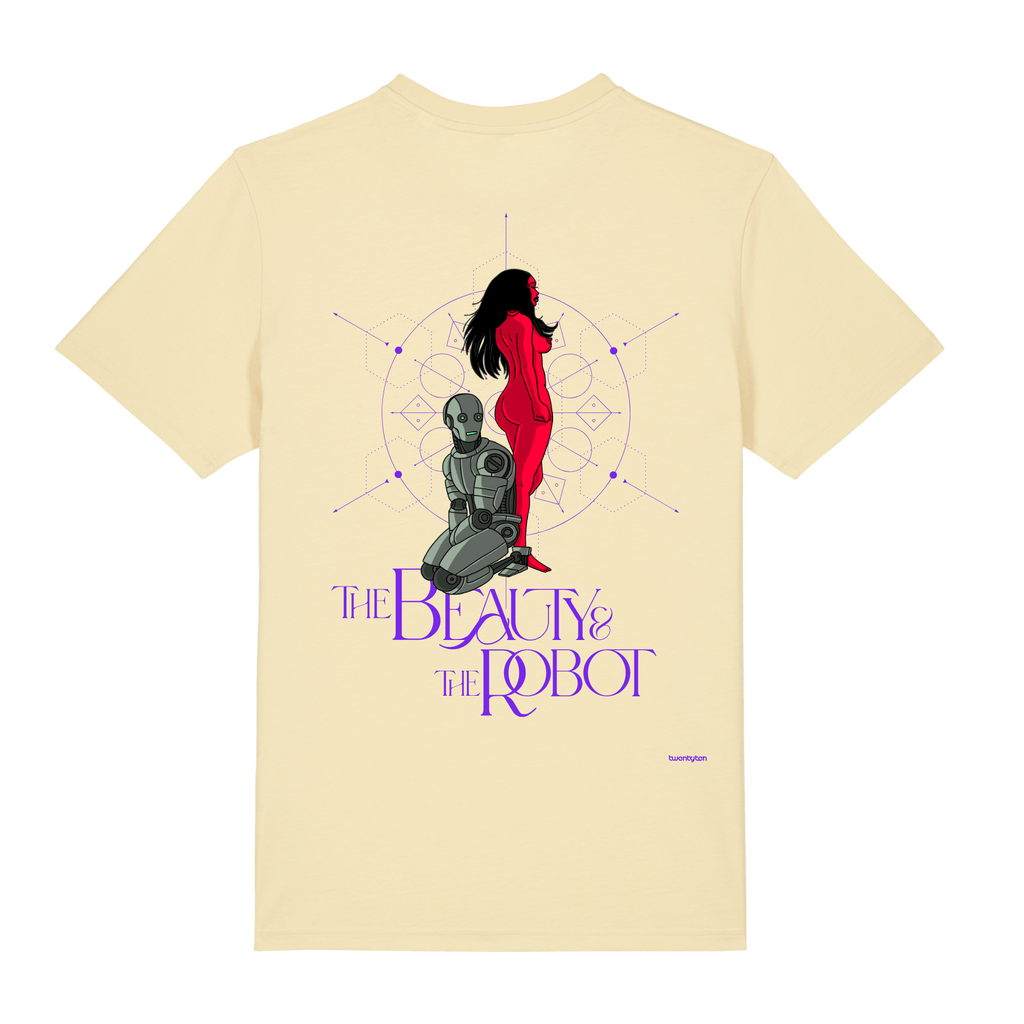 THE BEAUTY AND THE ROBOT V BUTTER CLASSIC T-SHIRT