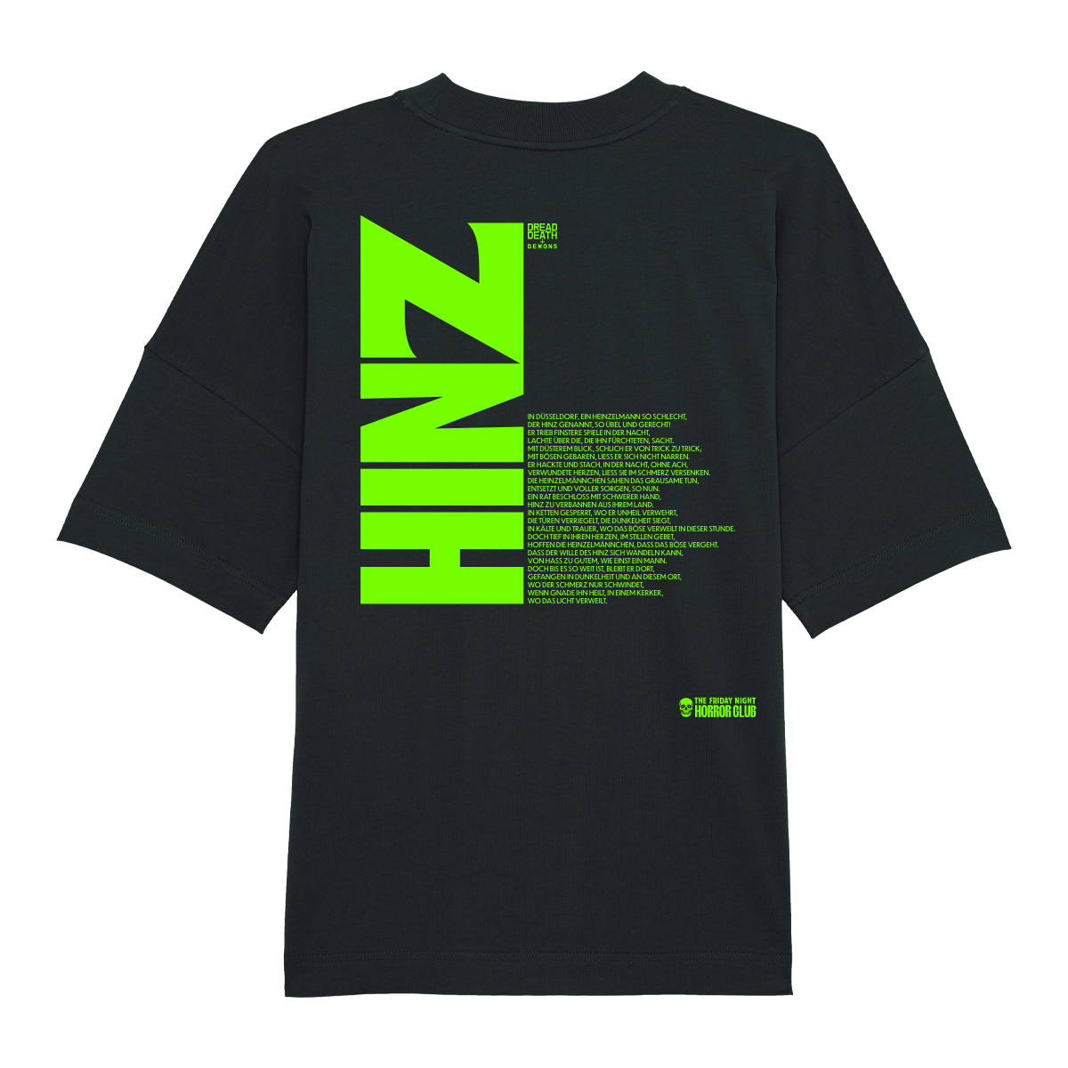 HINZ YOGA BLACK HEAVYWEIGHT T-SHIRT