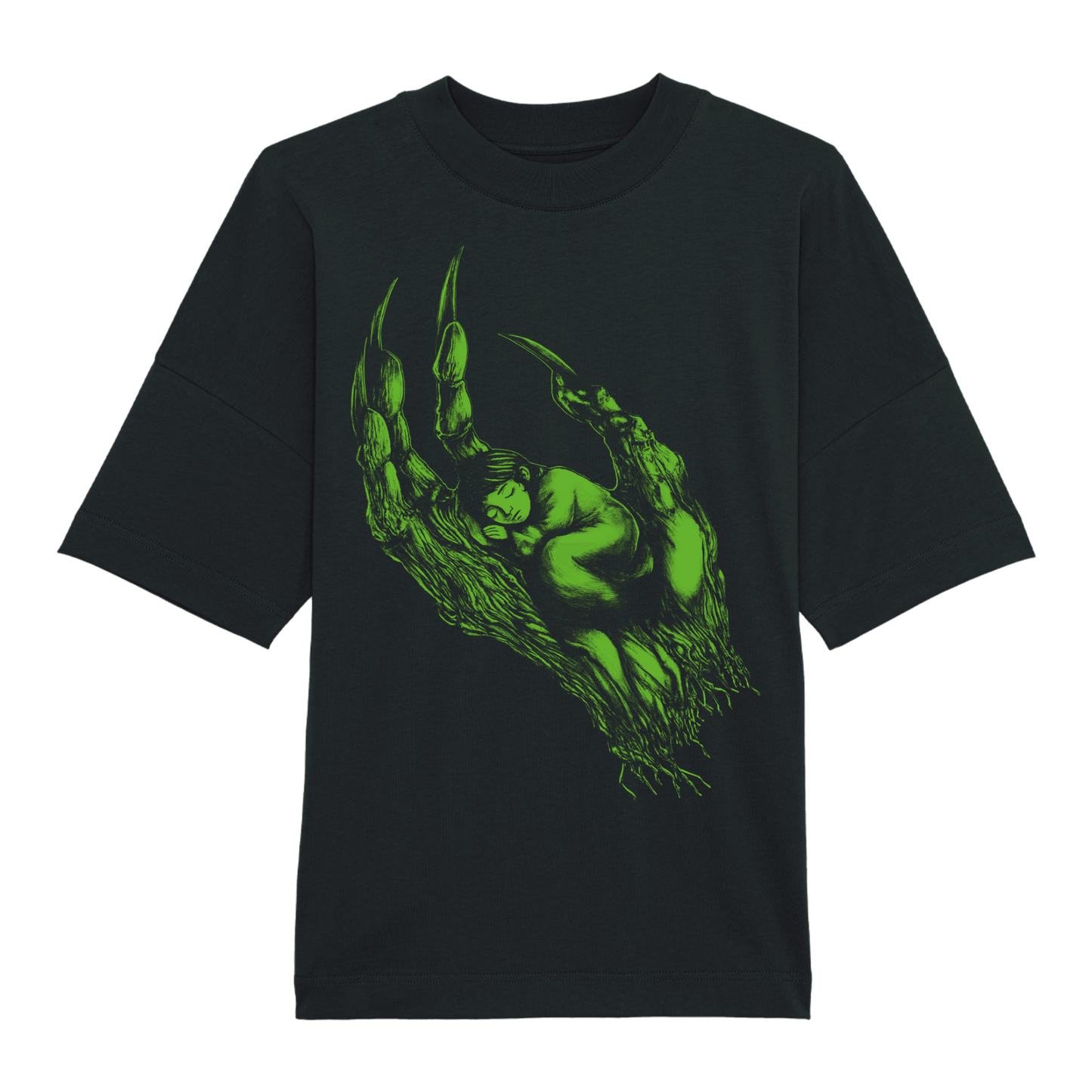 HINZ HAND BLACK HEAVYWEIGHT T-SHIRT