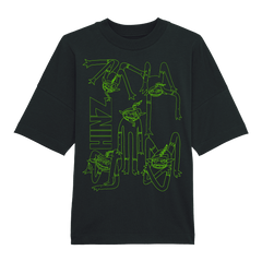HINZ YOGA BLACK HEAVYWEIGHT T-SHIRT