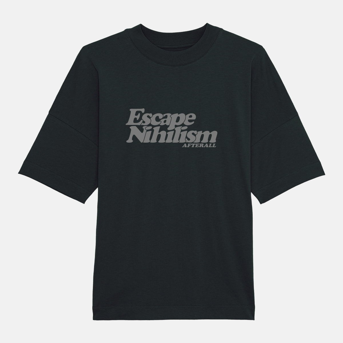 ESCAPE NIHILISM HEAVYWEIGHT BLACK T-SHIRT