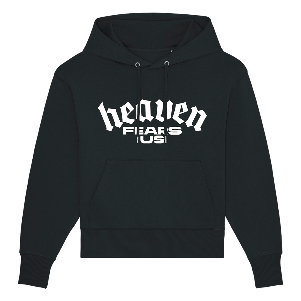 HEAVEN FEAR US BLACK SHORT HOODIE