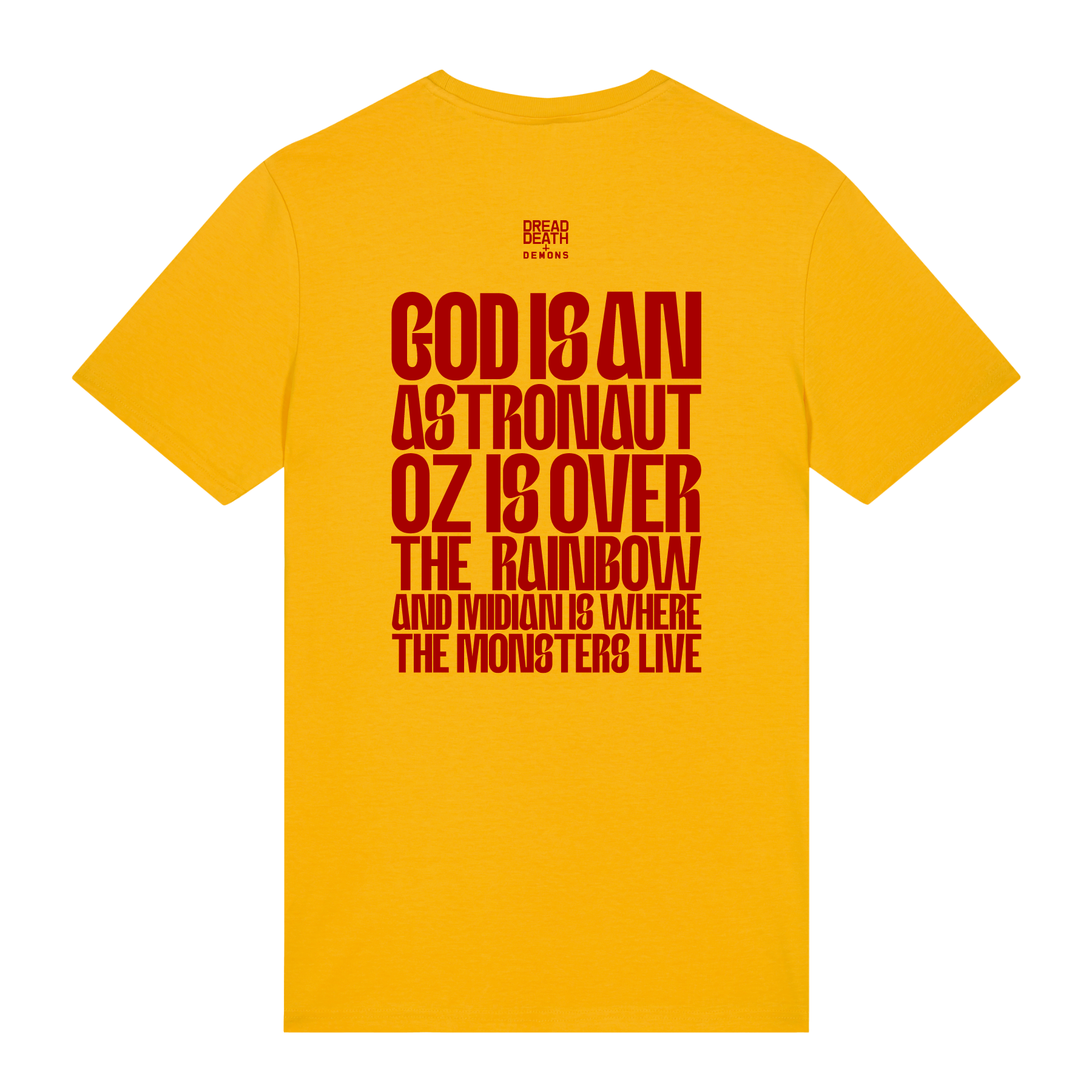 WE ARE ALL MONSTERS CLASSIC T-SHIRT YELLOW