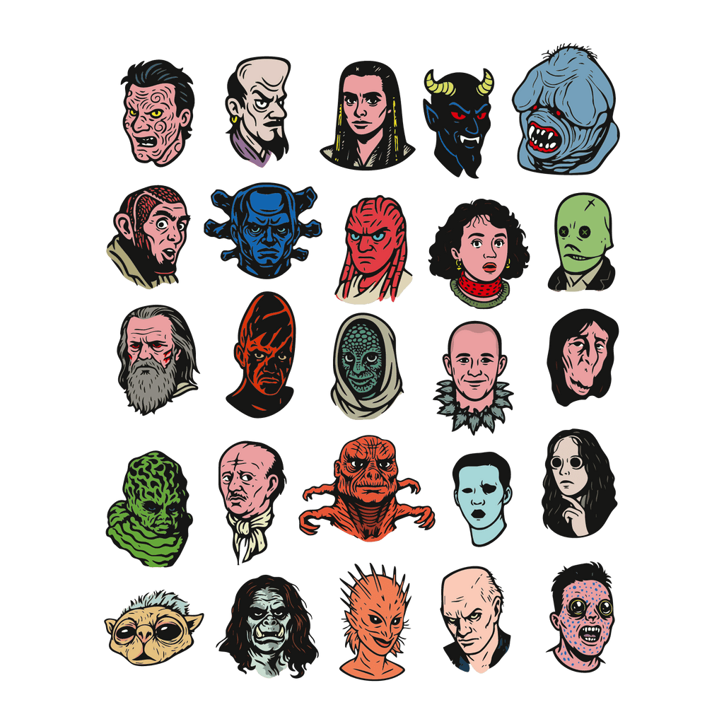 WE ARE ALL MONSTERS CLASSIC T-SHIRT VINTED WHITE