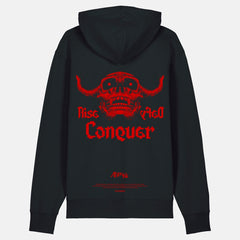 RISE DEFY CONQUER SKATE STREETWEAR HOODIE