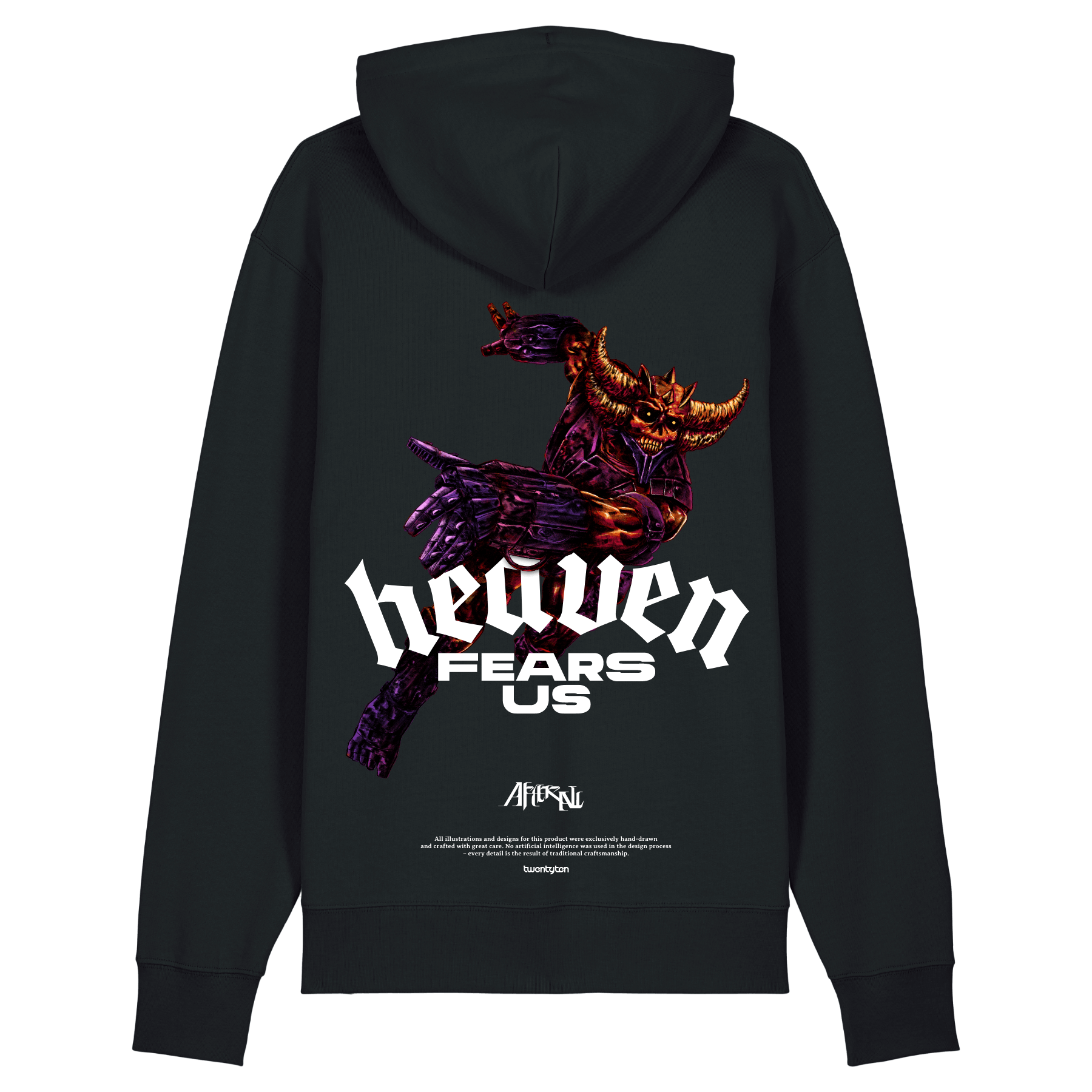 HEAVEN FEAR US SKATE STREETWEAR HOODIE