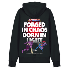 AFTERALL FORGED IN CHAOS BLACK SKATE HOODIE