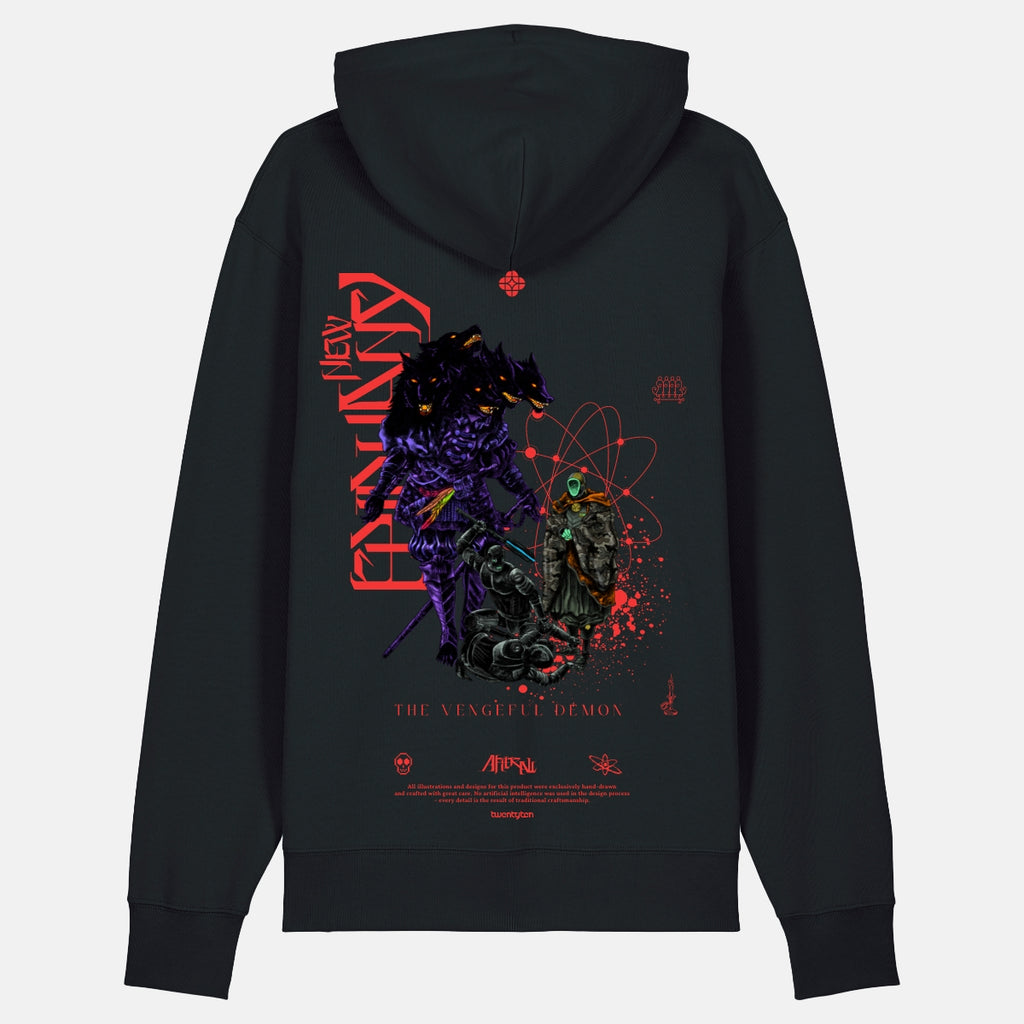 NEW EPIPHANY: THE VENGEFUL DÉMON SKATE STREETWEAR HOODIE