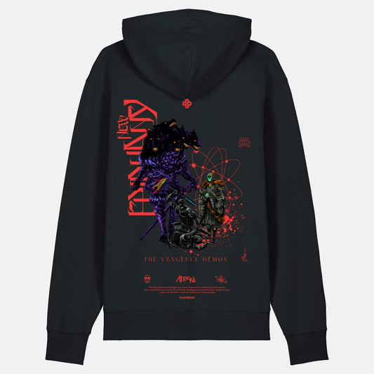 NEW EPIPHANY: THE VENGEFUL DÉMON SKATE STREETWEAR HOODIE