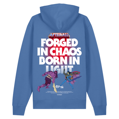 AFTERALL FORGED IN CHAOS SKATE BLUE HOODIE
