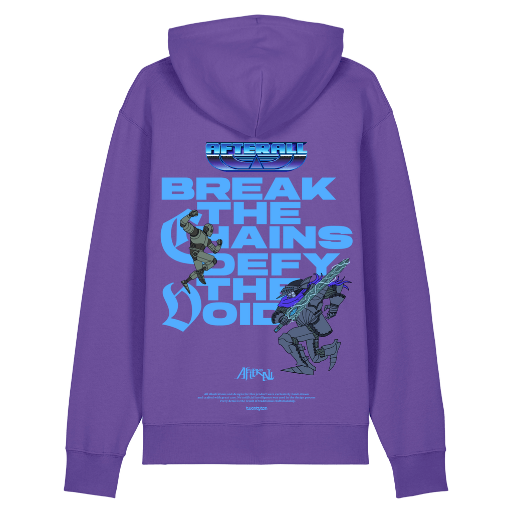 AFTERALL BREAK PURPLE SKATE HOODIE