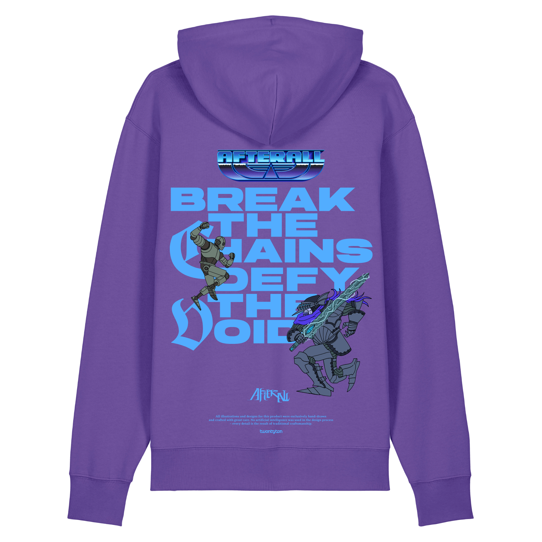 AFTERALL BREAK PURPLE SKATE HOODIE