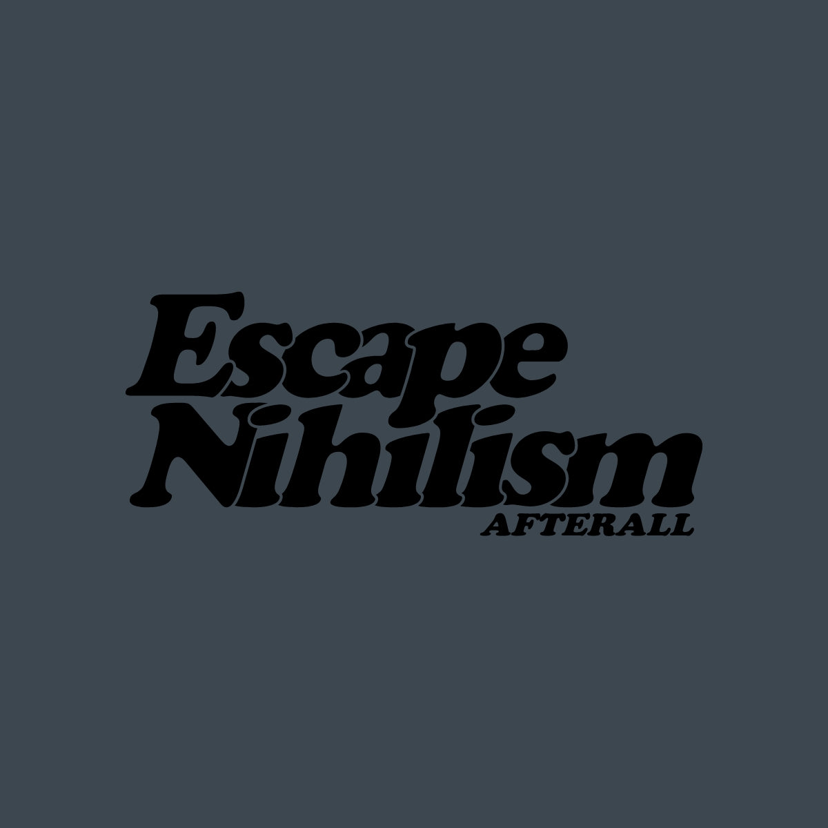 ESCAPE NIHILISM CLASSIC DARK HEATHER GREY TSHIRT