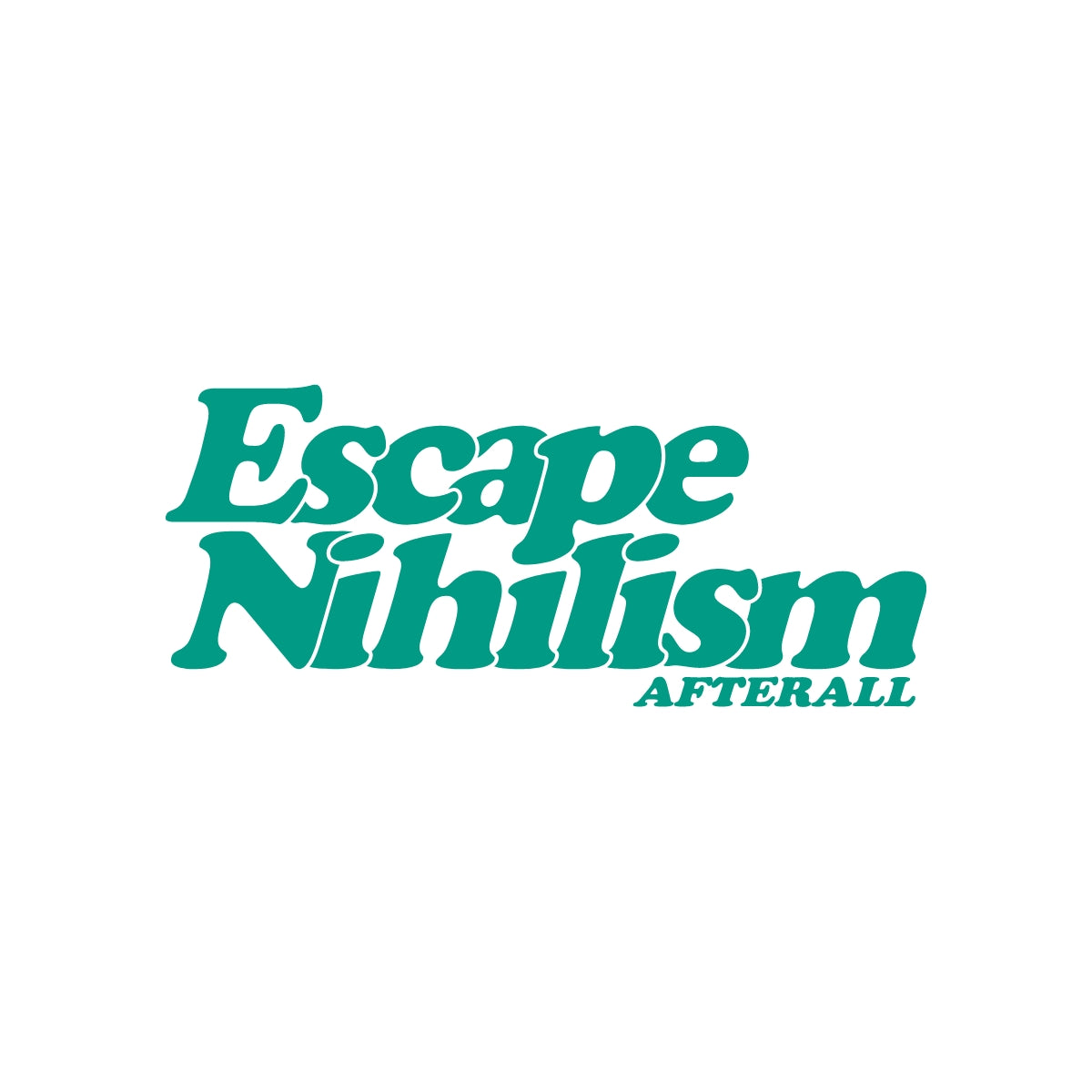 ESCAPE NIHILISM CLASSIC WHITE T-SHIRT