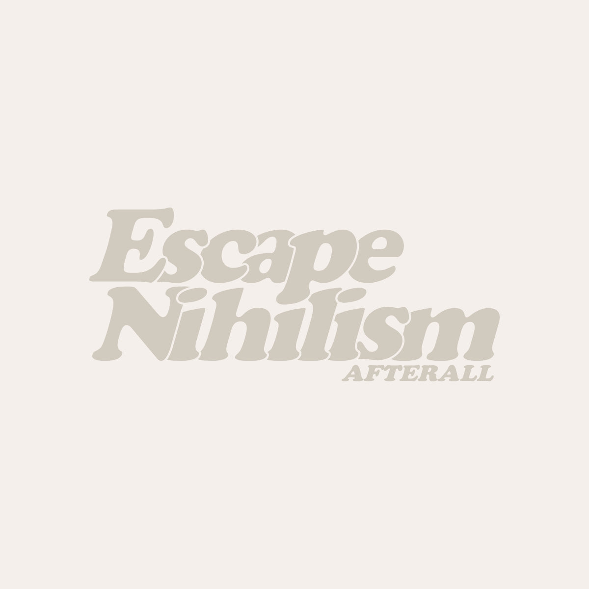 ESCAPE NIHILISM CLASSIC OFFWHITE T-SHIRT