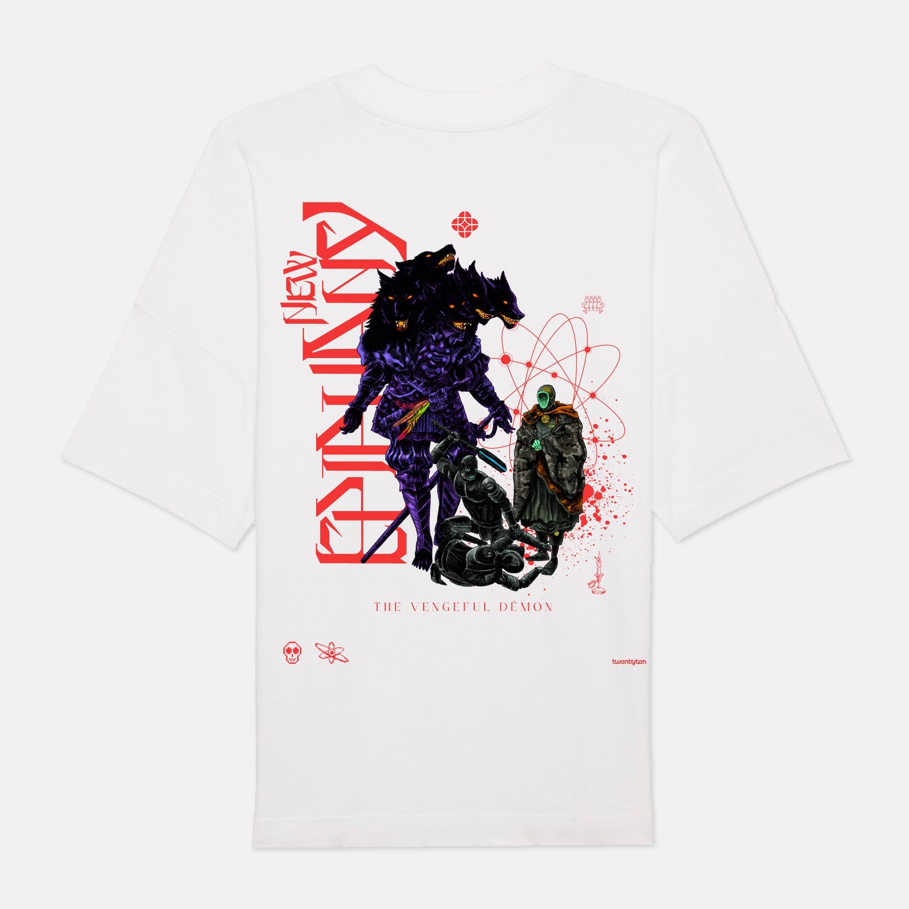 NEW EPIPHANY: THE VENGEFUL DÉMON IV HEAVYWEIGHT T-SHIRT