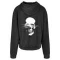 NEXT LEVEL HORROR BLUR ACID WASHED OVERSIZE HOODIE