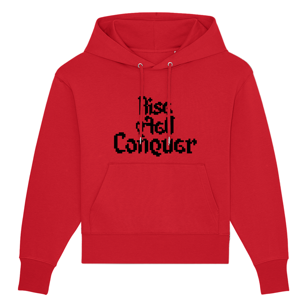 RISE DEFY CONQUER SHORT HOODIE RED
