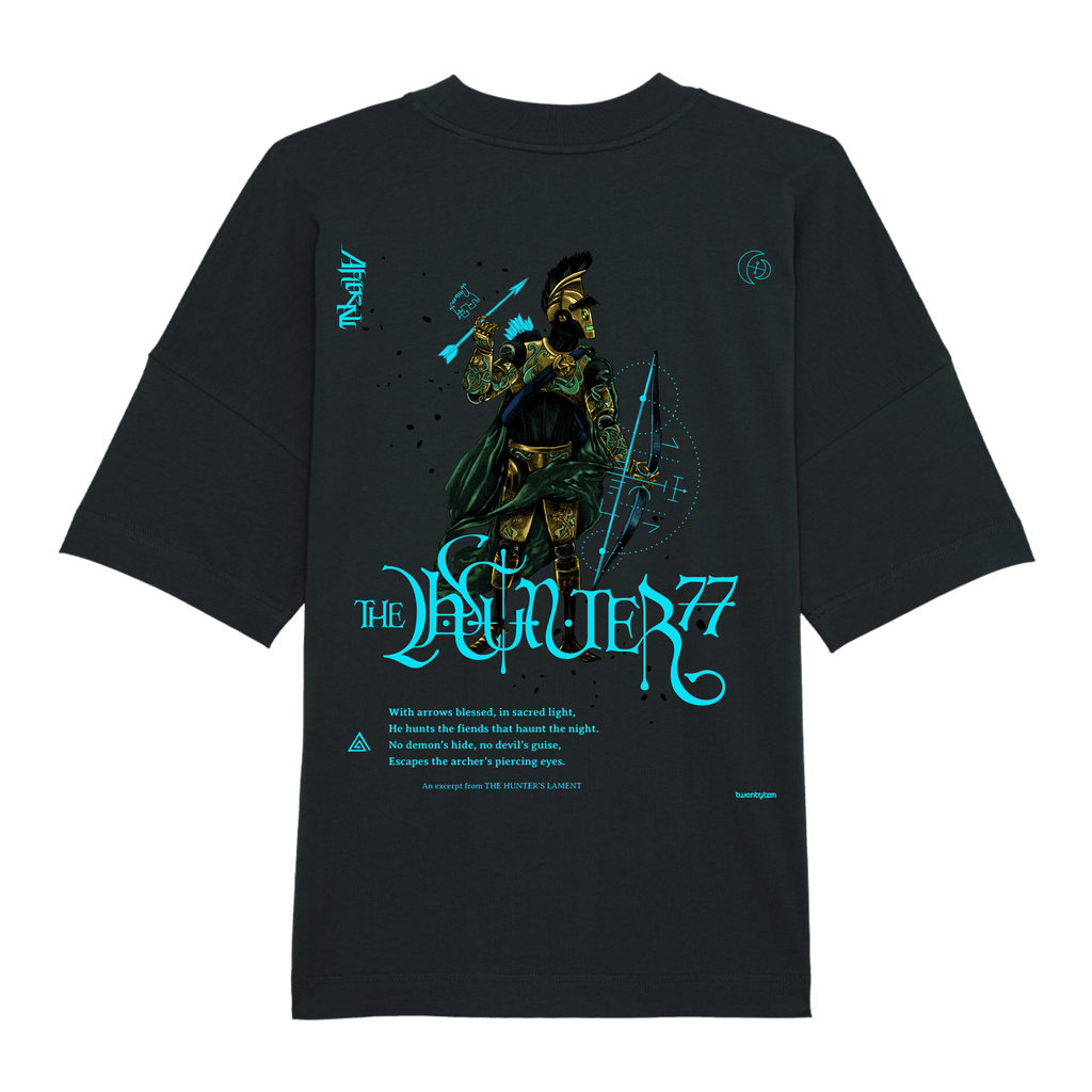 THE HUNTER 77 I BLACK HEAVYWEIGHT T-SHIRT