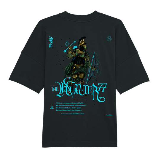 THE HUNTER 77 I BLACK HEAVYWEIGHT T-SHIRT