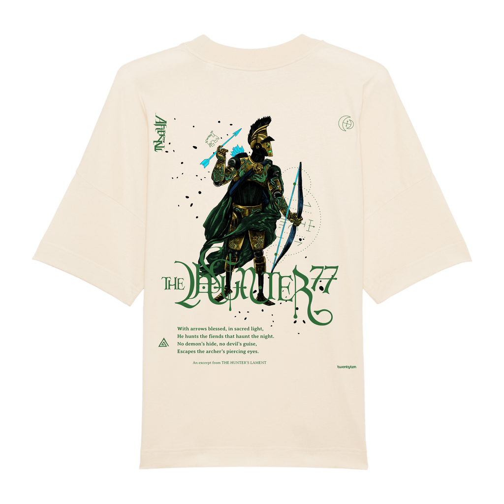 THE HUNTER 77 II VINTED WHITE HEAVYWEIGHT T-SHIRT
