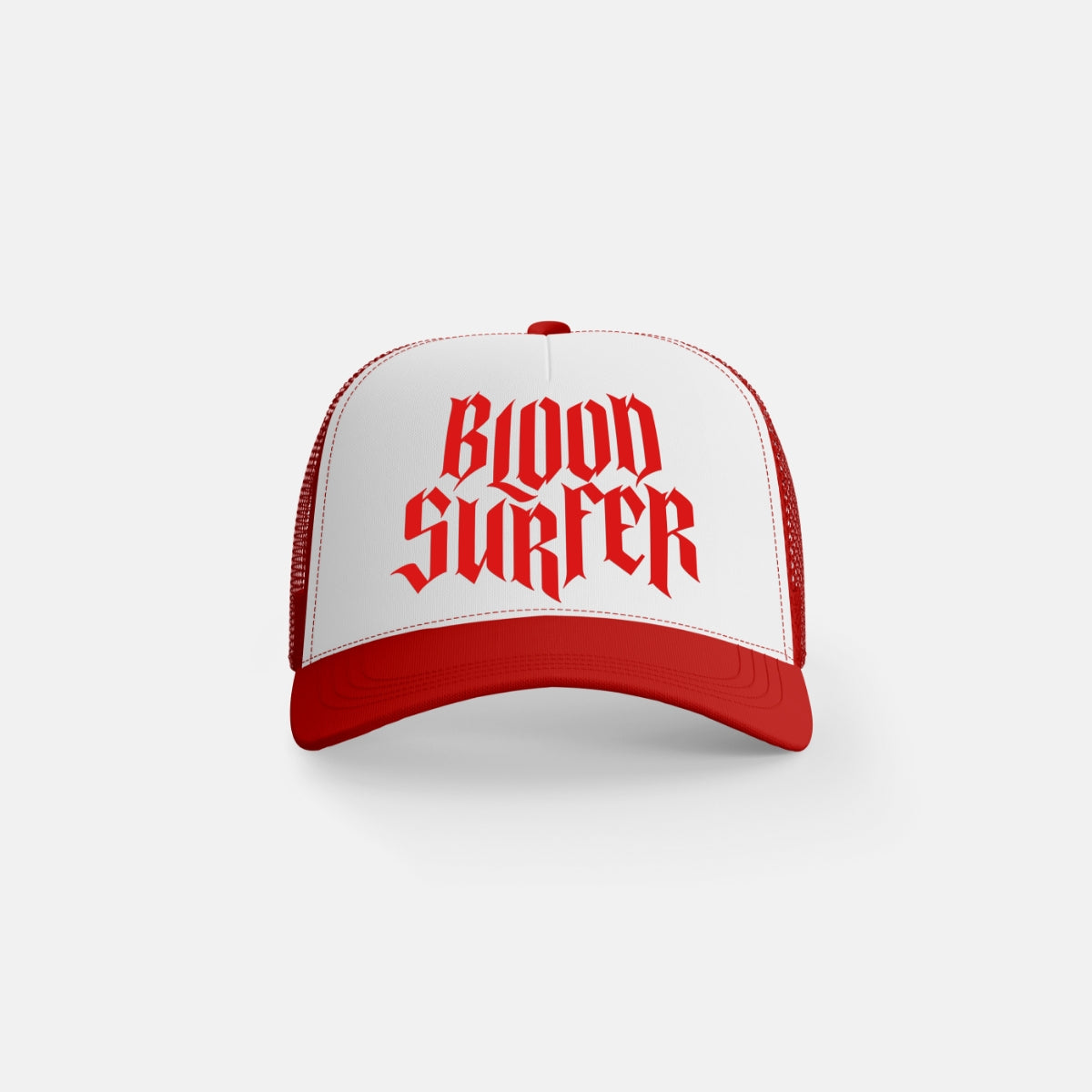 BLOOD SURFER TRUCKER CAP RED