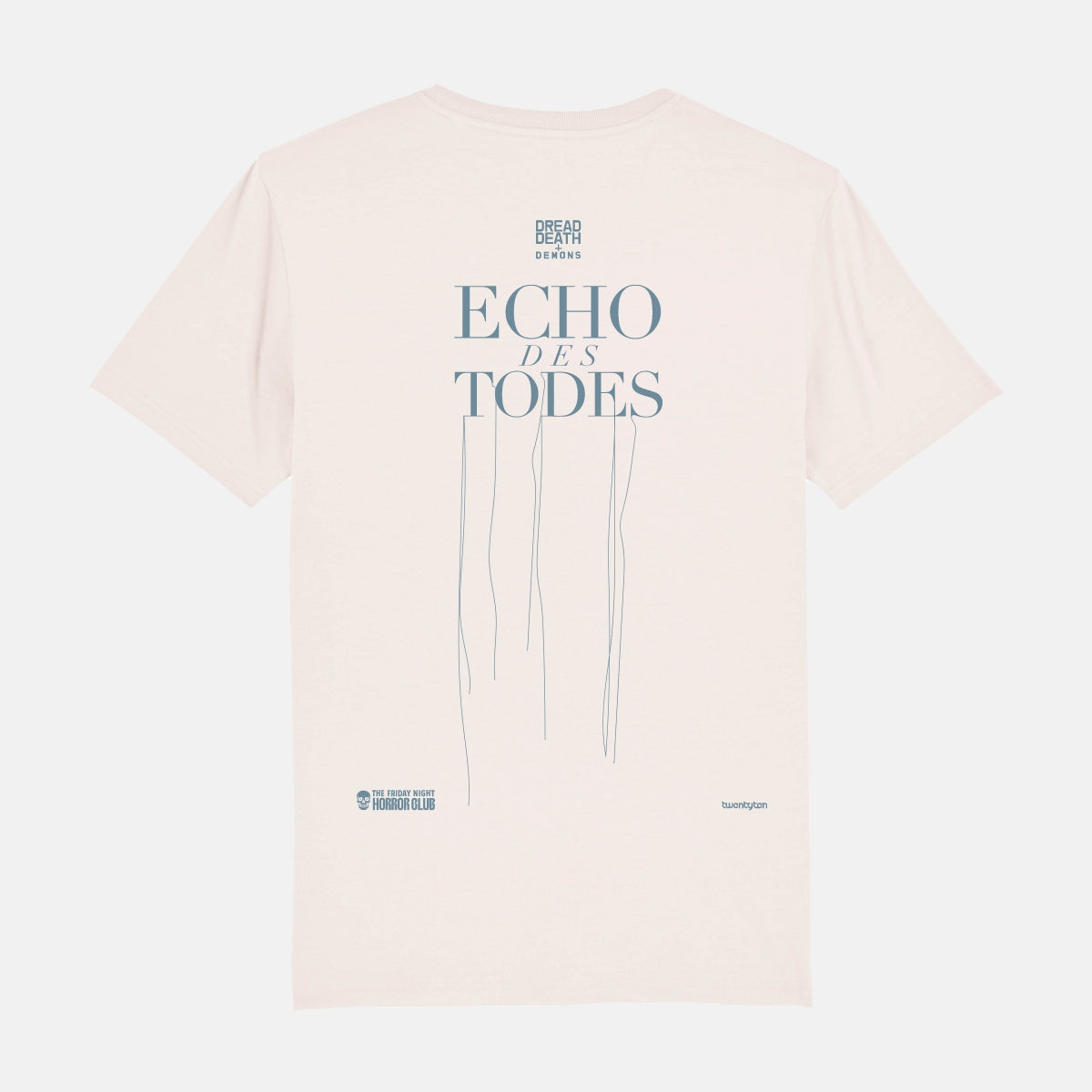 ECHO DES TODES CLASSIC T-SHIRT VINTED WHITE