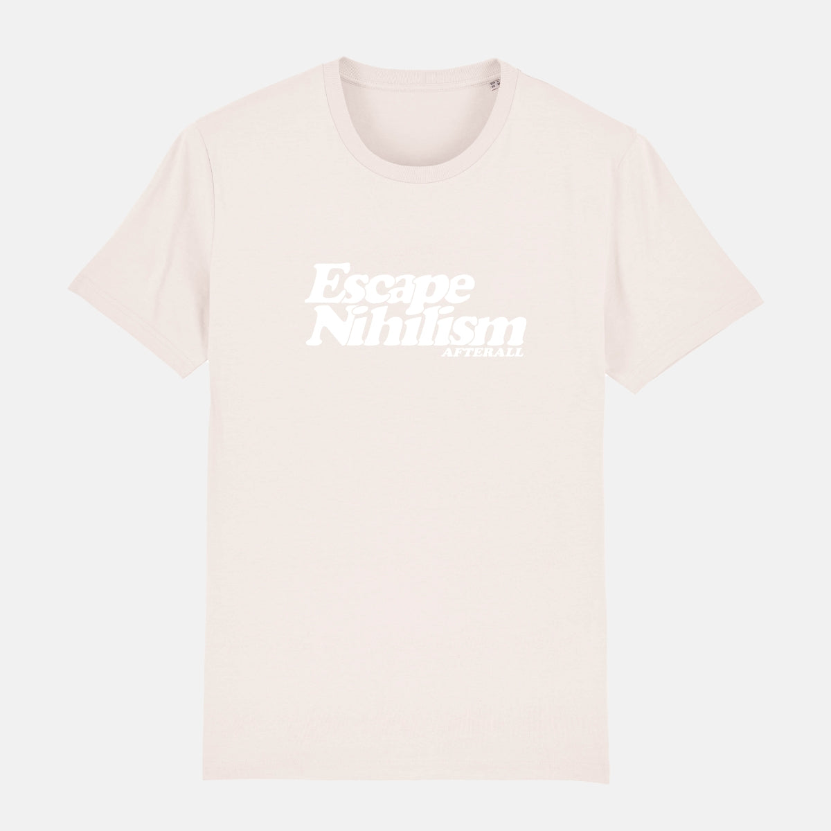 ESCAPE NIHILISM CLASSIC VINTED WHITE T-SHIRT