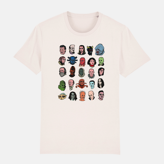 WE ARE ALL MONSTERS CLASSIC T-SHIRT VINTED WHITE