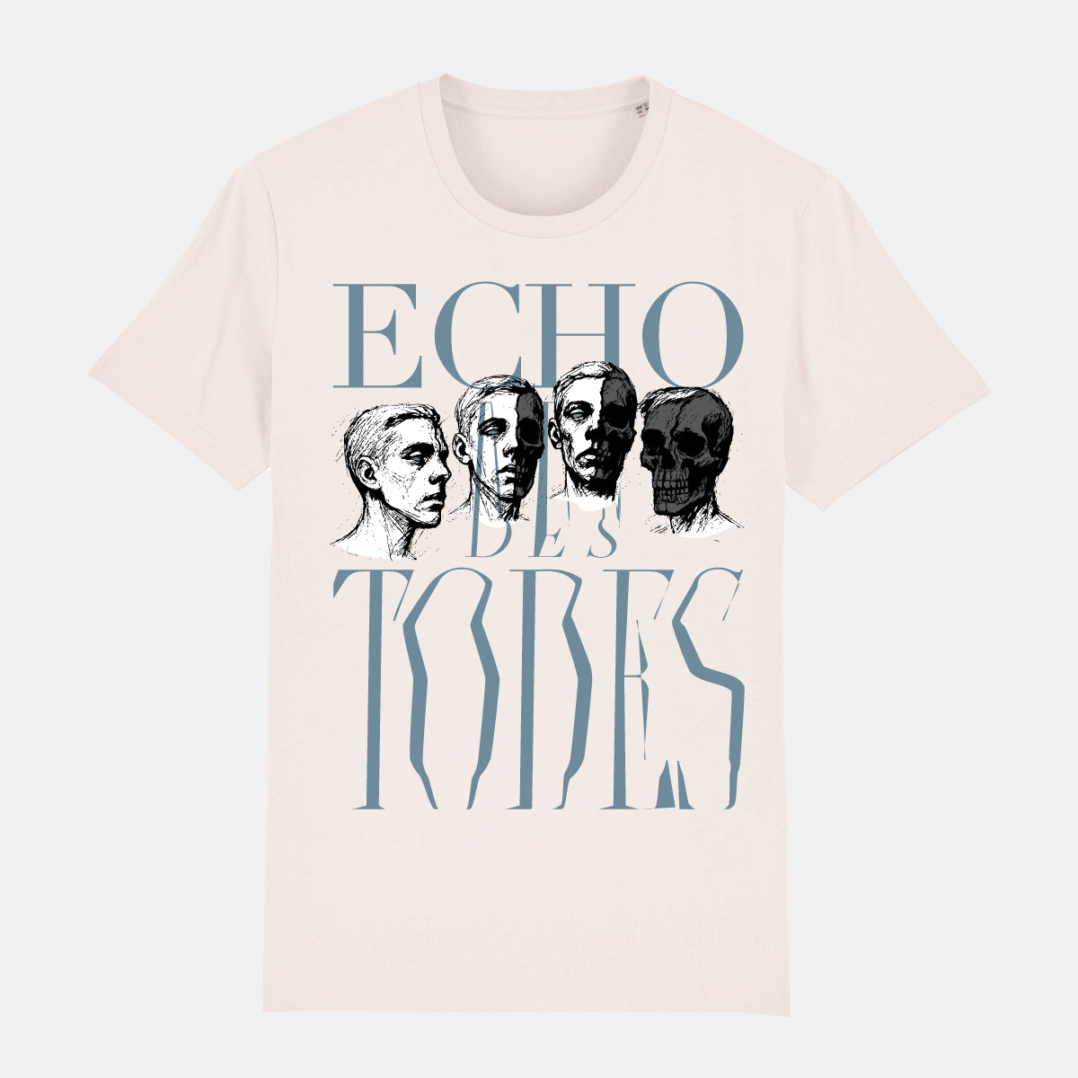 ECHO DES TODES CLASSIC T-SHIRT VINTED WHITE