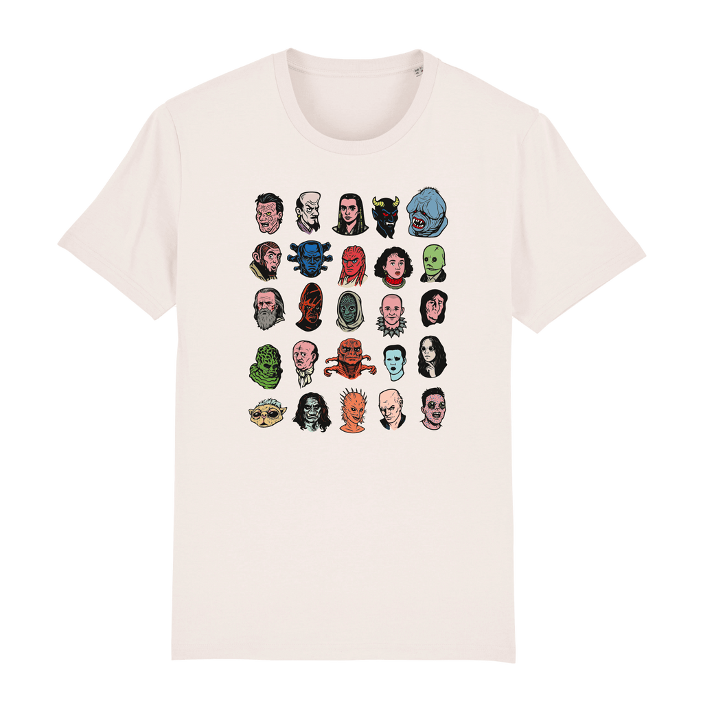 WE ARE ALL MONSTERS CLASSIC T-SHIRT VINTED WHITE