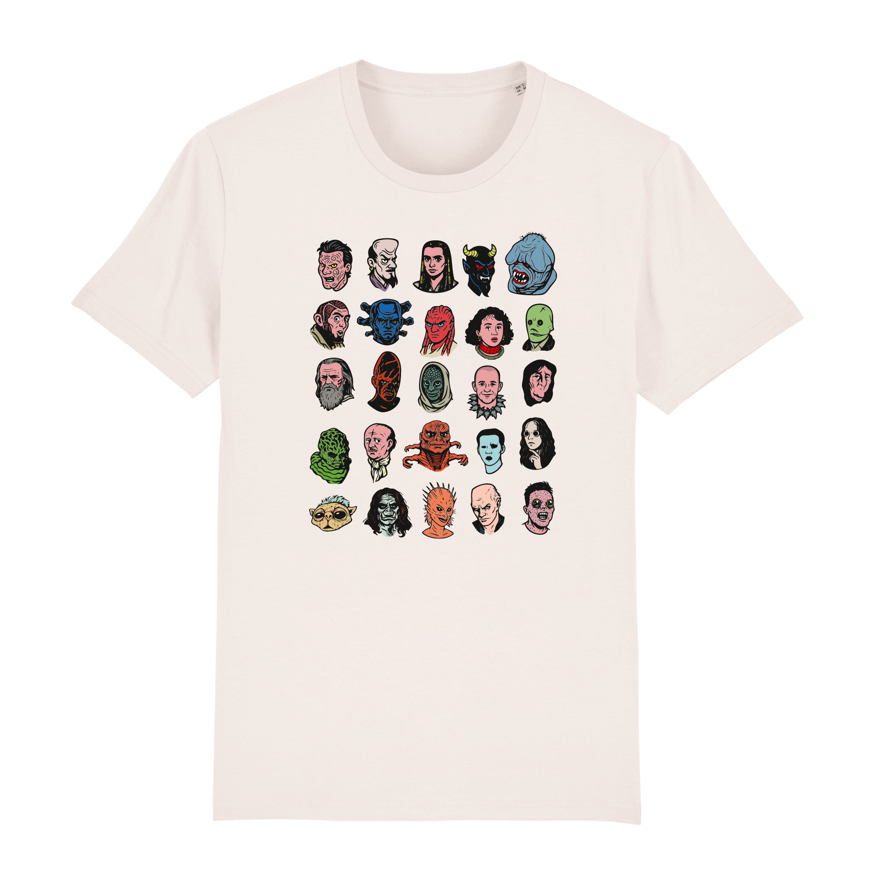 WE ARE ALL MONSTERS CLASSIC T-SHIRT VINTED WHITE