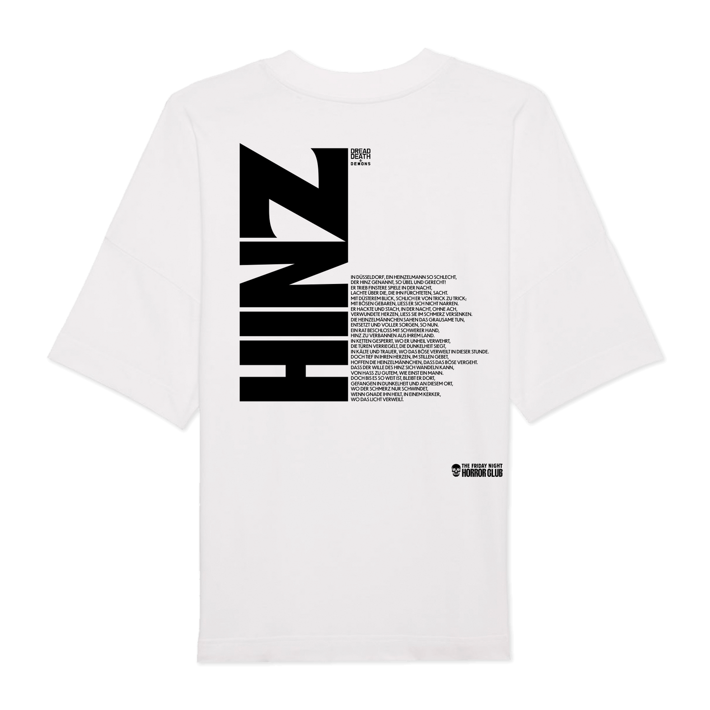 HINZ YOGA WHITE HEAVYWEIGHT T-SHIRT