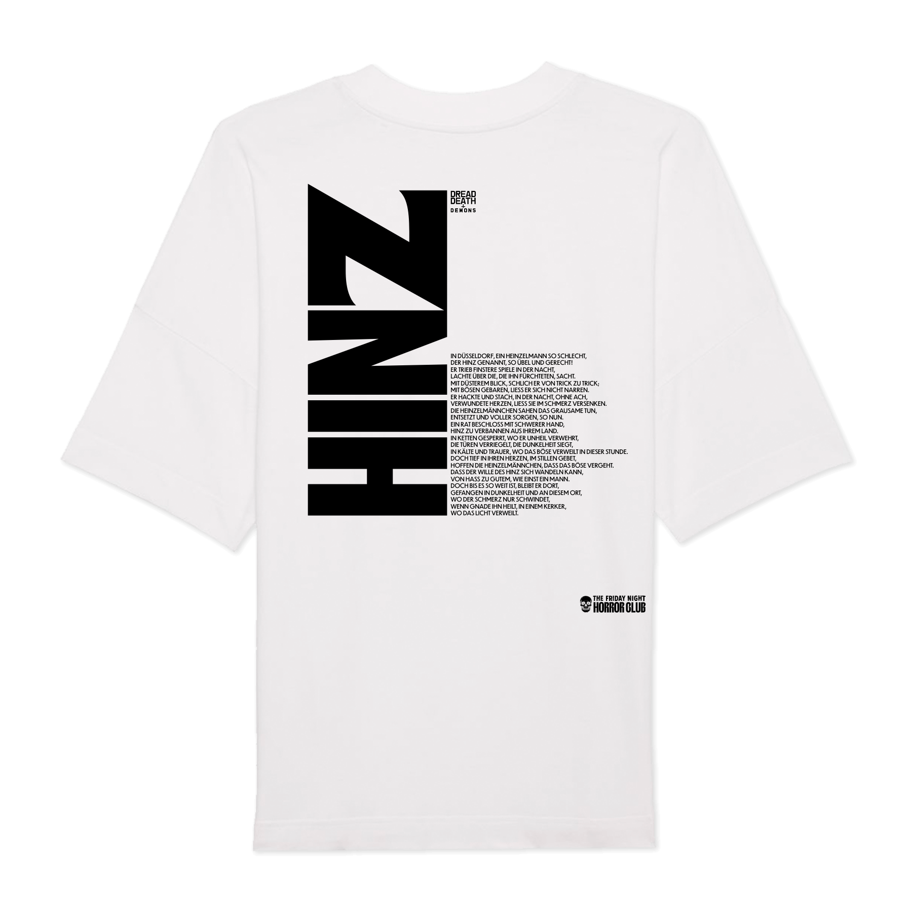 HINZ YOGA WHITE HEAVYWEIGHT T-SHIRT